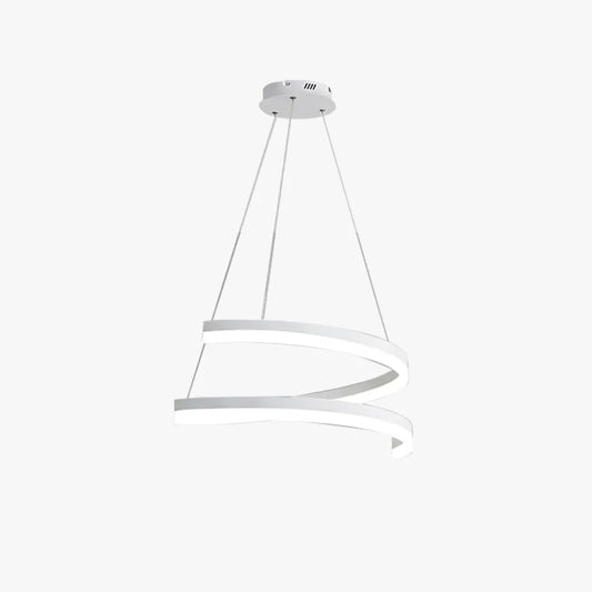 Office white led modern chandelier