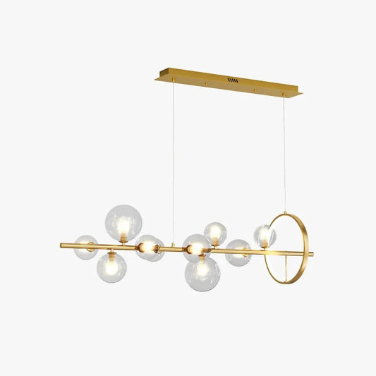 Linear Large Light Bulb Modern Chandelier